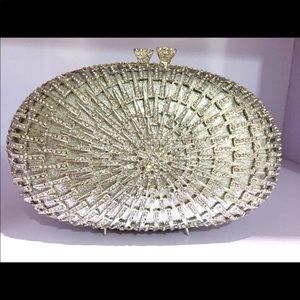 Crystallized Swarovski clutch